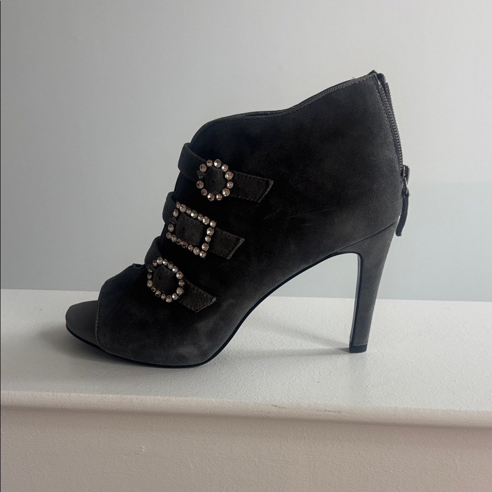WHBM Black Women's Shoes with Buckle Detail